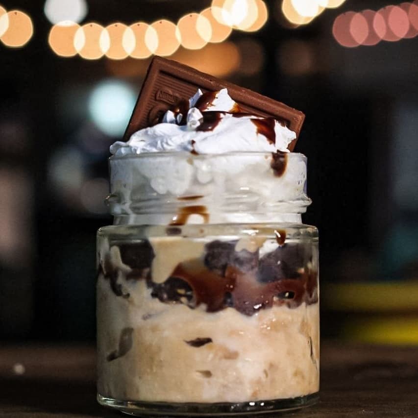 Postre en vaso en Ahumados & Smoked Mamma, San Francisco, Ciudad de Panamá