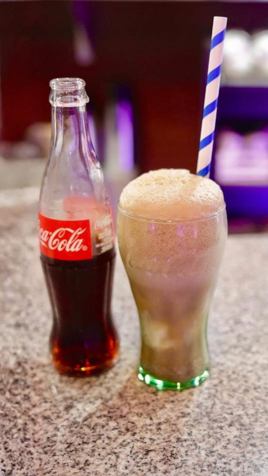 Soda float retro en American Diner, Costa del Este, Ciudad de Panama