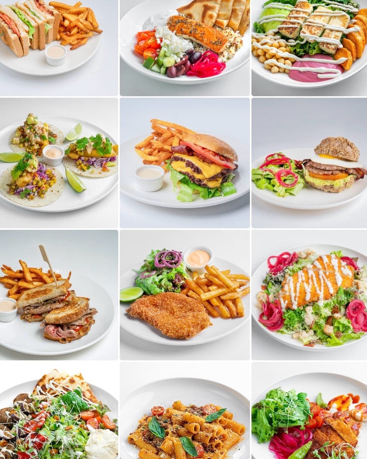 Assorted lunch dishes at Athanasiou, San Francisco, Panama City