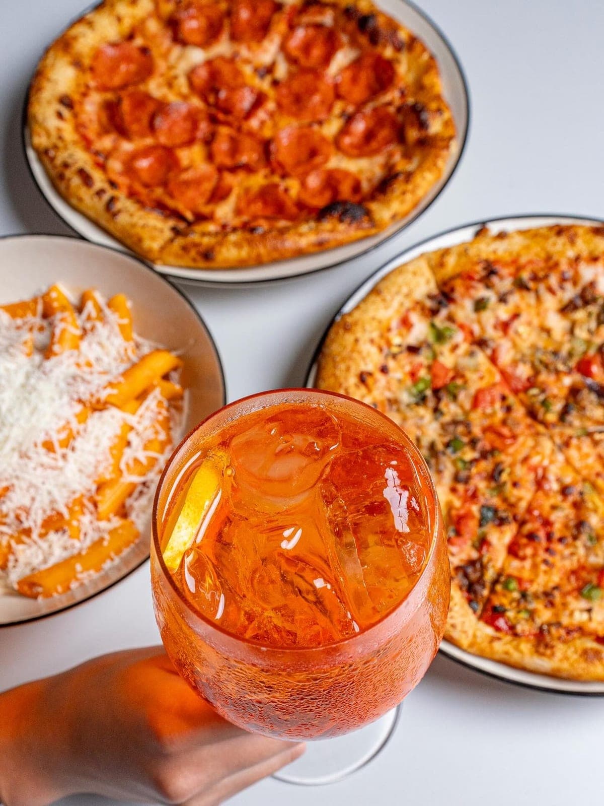 Pizzas, pasta and a spritz at Botanica, Costa del Este, Panama City