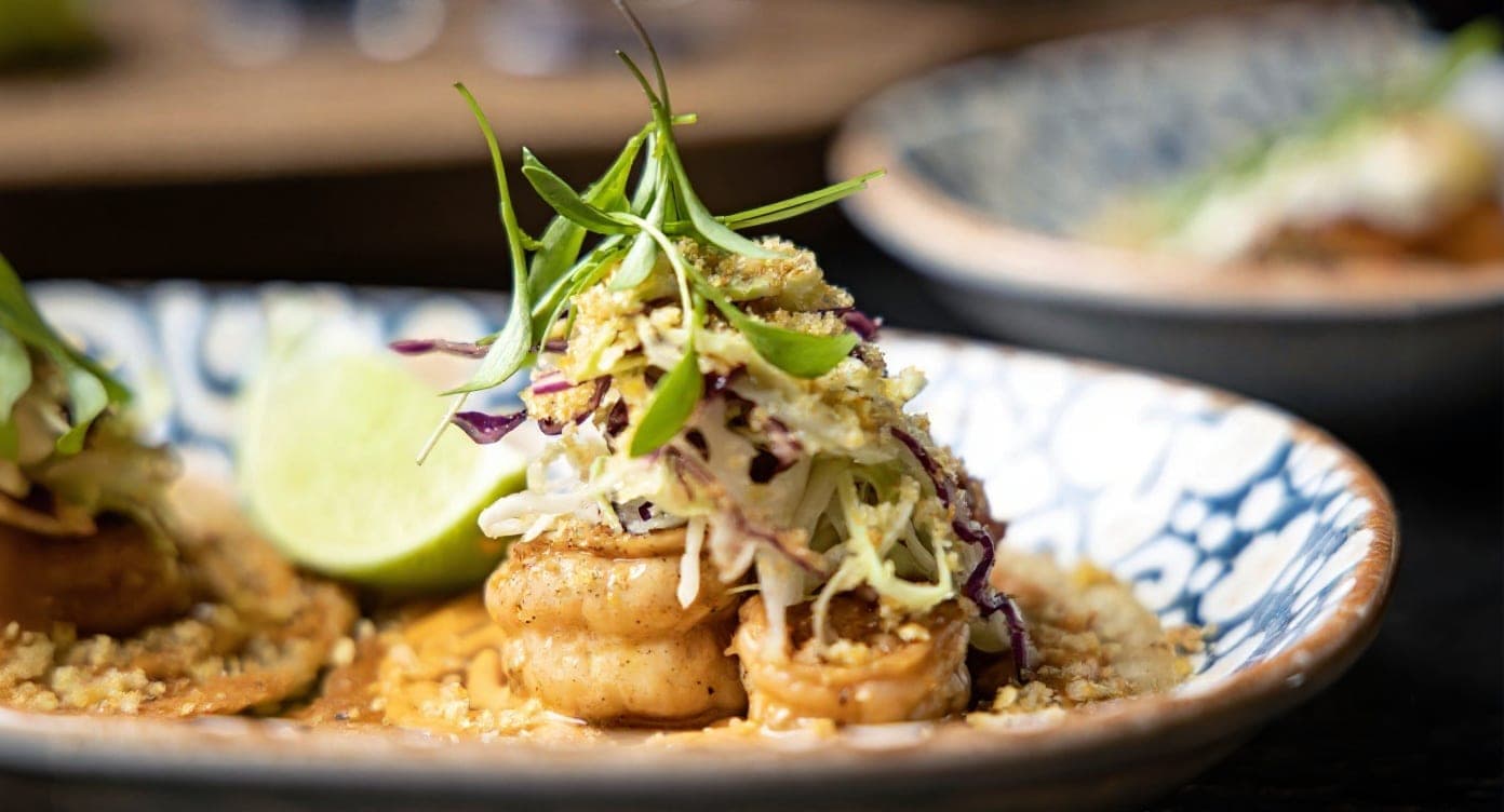 Plated dish at Burger Project by Wahaka, Punta Pacífica, Panama City