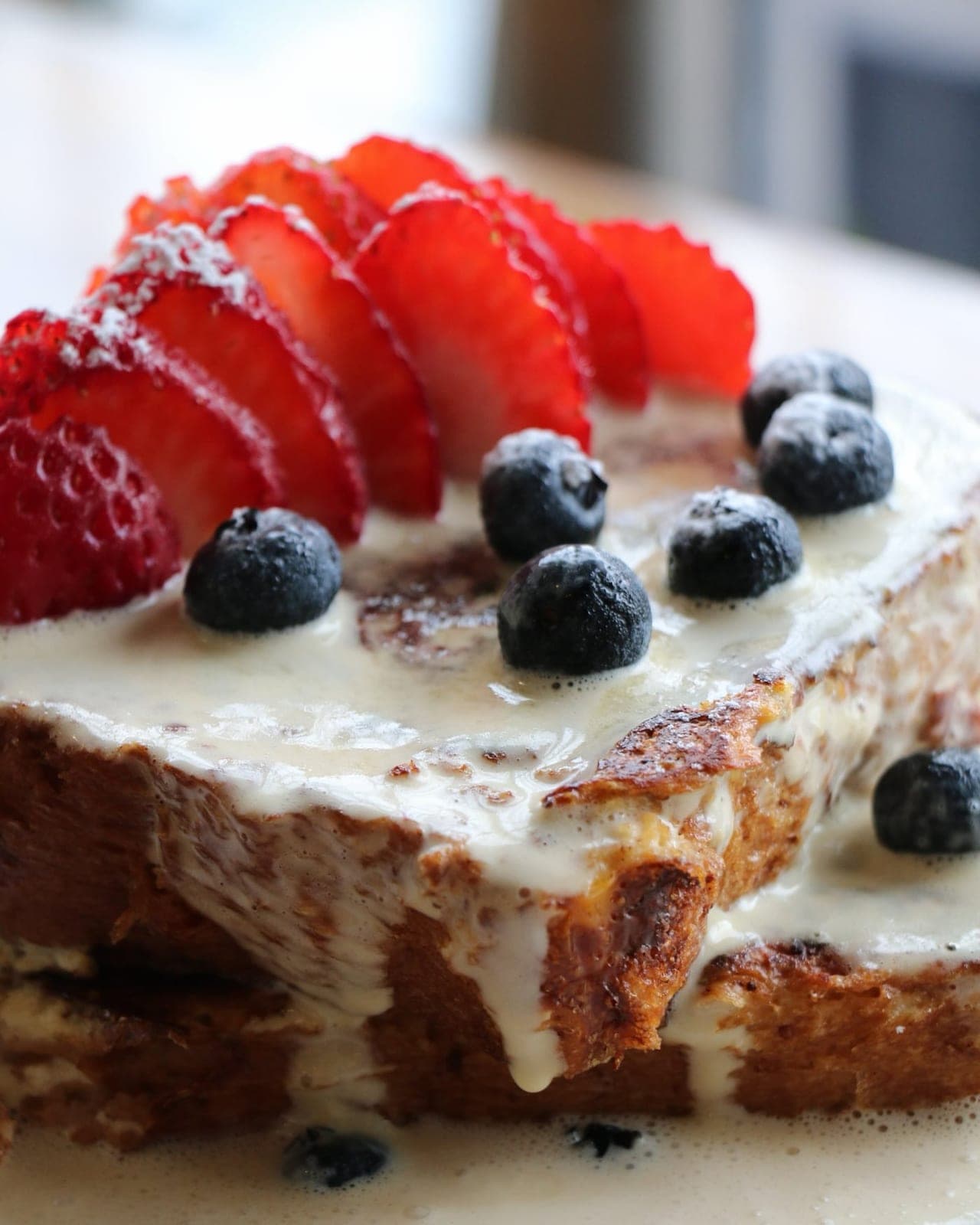 French toast with berries at Cafe Unido, Via Argentina, El Cangrejo, Panama City