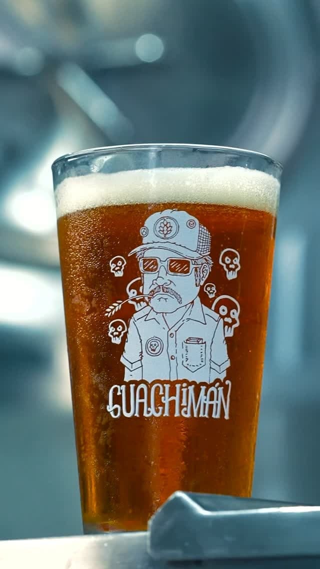 Pint of Guachimán craft beer at Central Brewery, El Cangrejo, Panama City