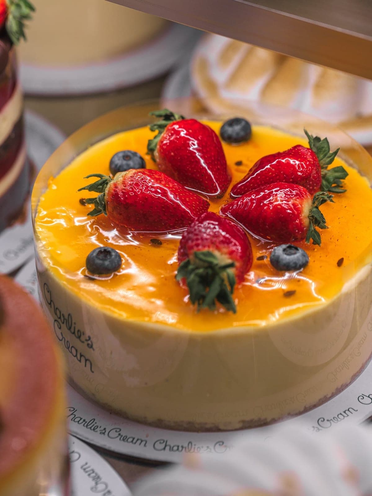 Passion-fruit cake at Charlie's Cream, Panama City