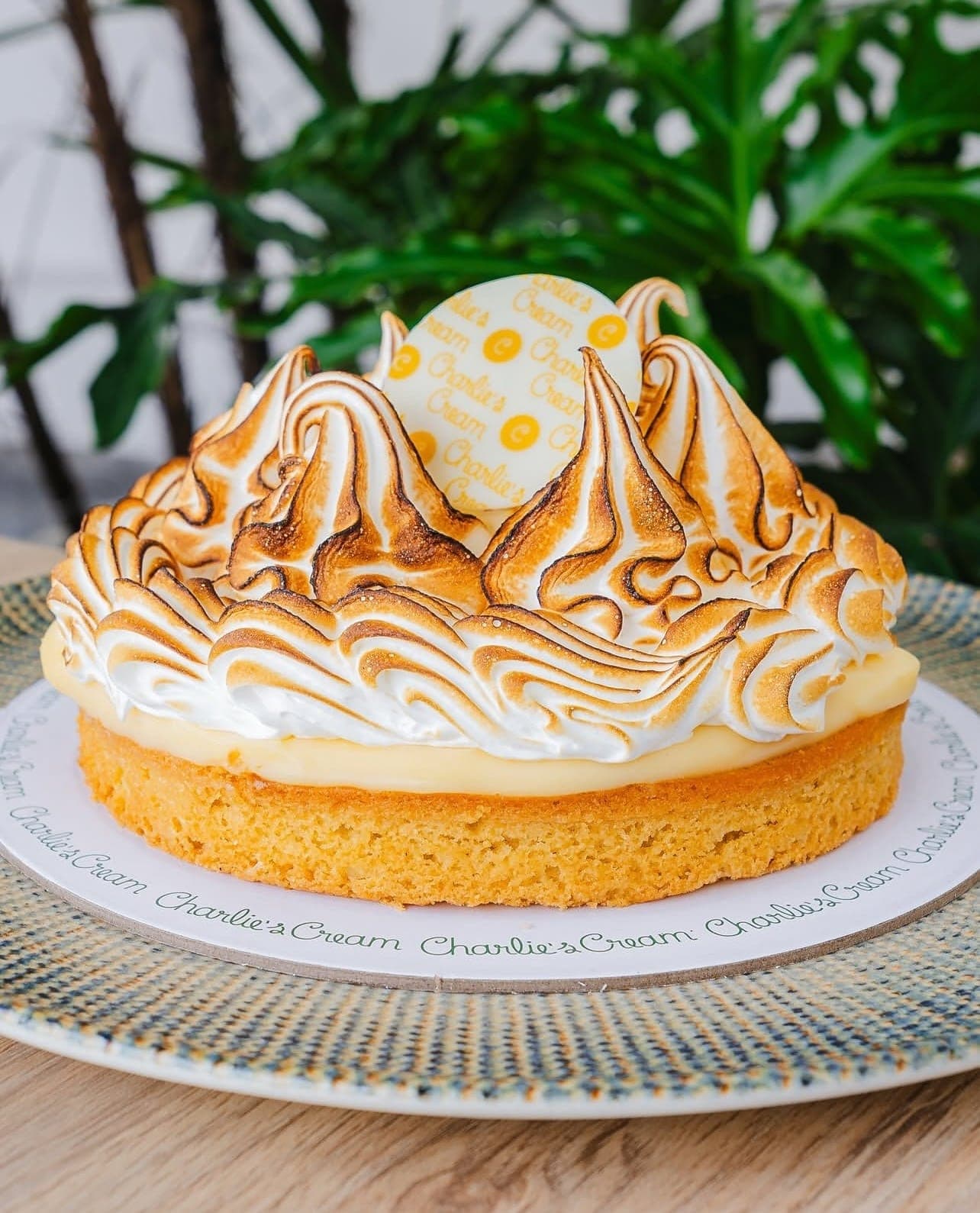 Lemon meringue tart at Charlie's Cream, Costa del Este, Panama City