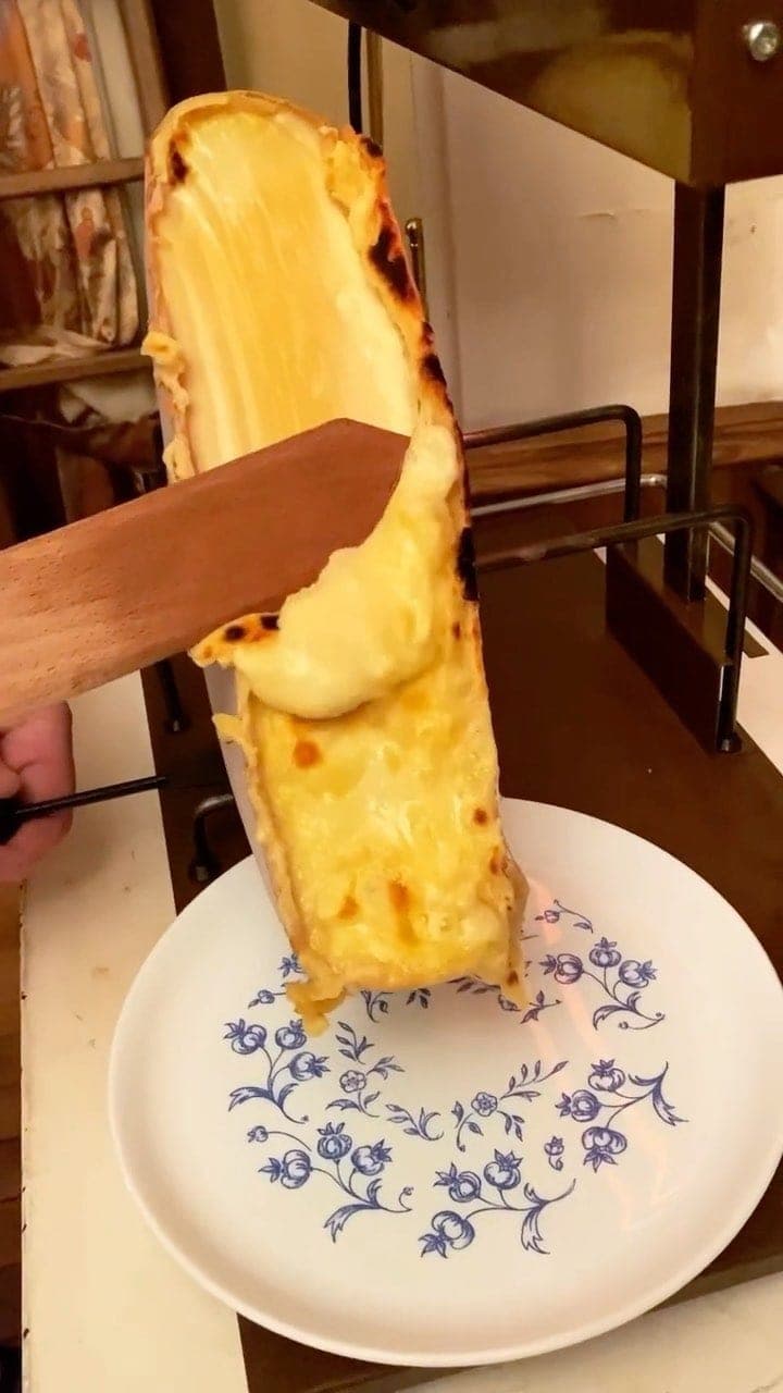 Raclette service at Chevre, San Francisco, Panama City