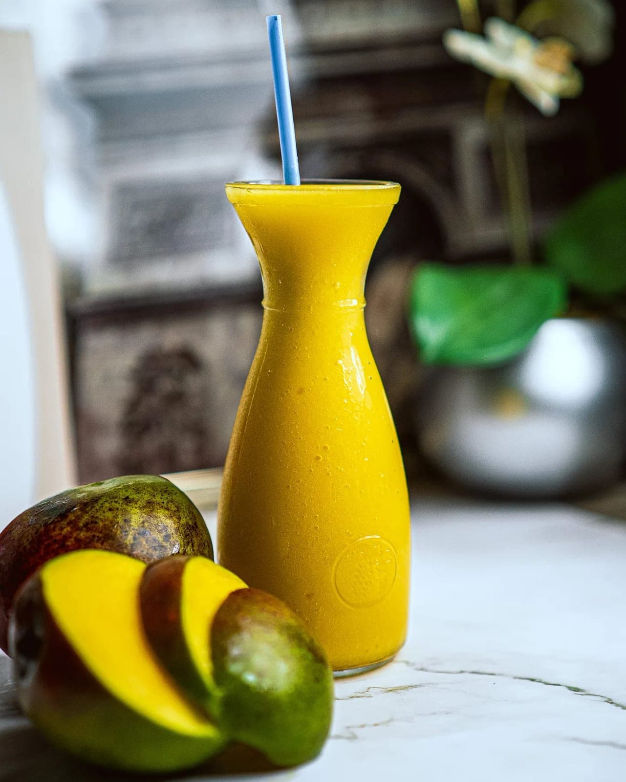 Mango frappe at Coffee Max, Punta Paitilla, Panama City