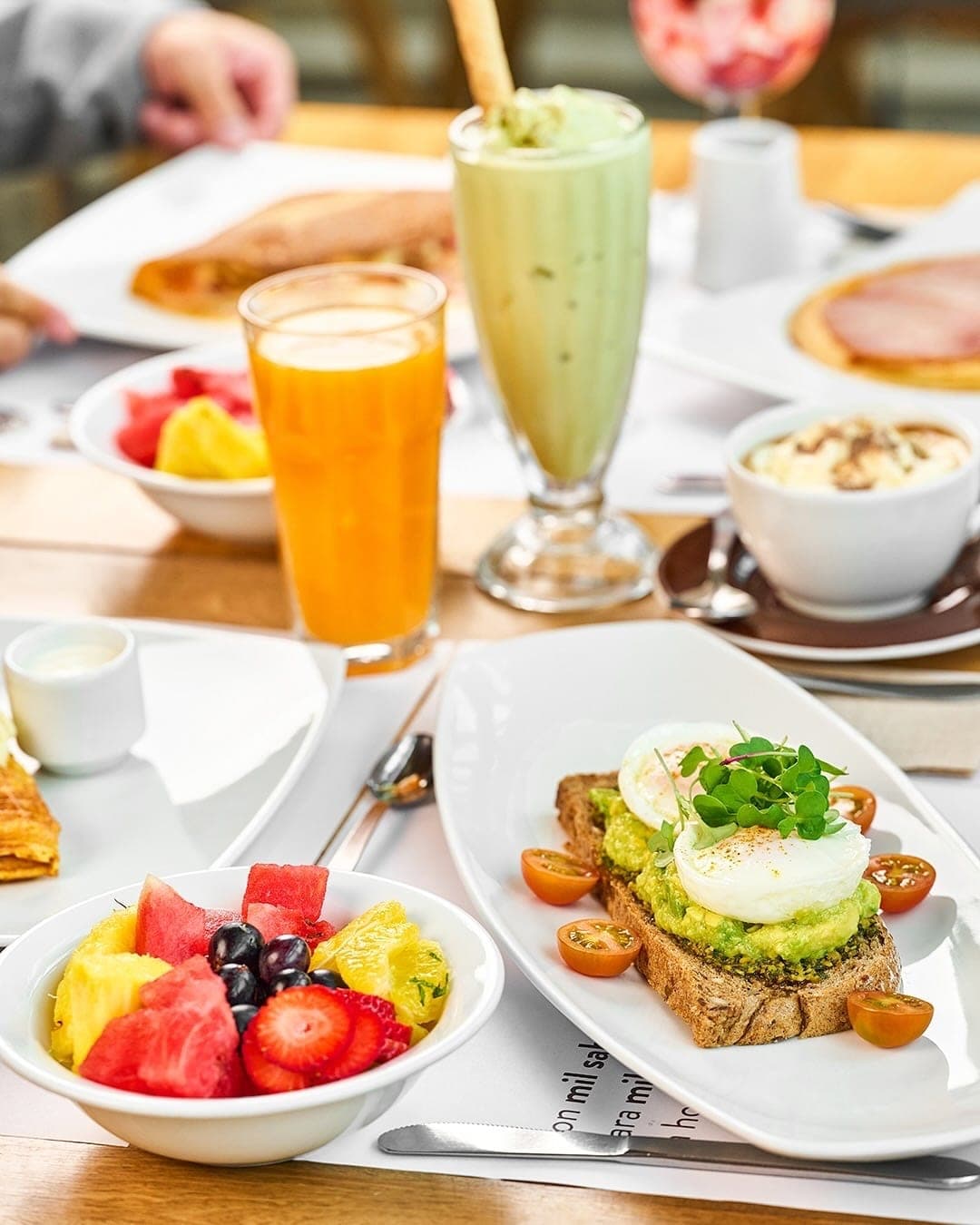 Brunch en Crepes & Waffles Town Center, Costa del Este, Ciudad de Panama