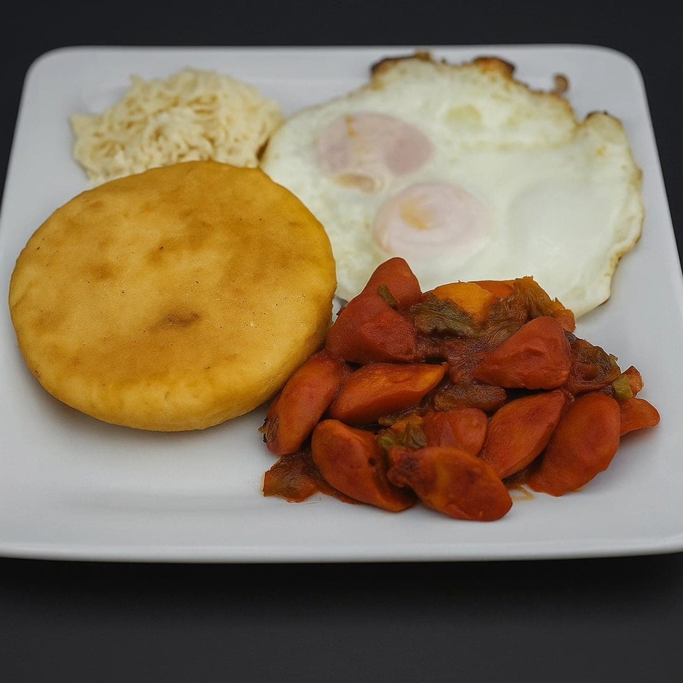 Plato de desayuno en Donde Lolo, San Francisco, Ciudad de Panama