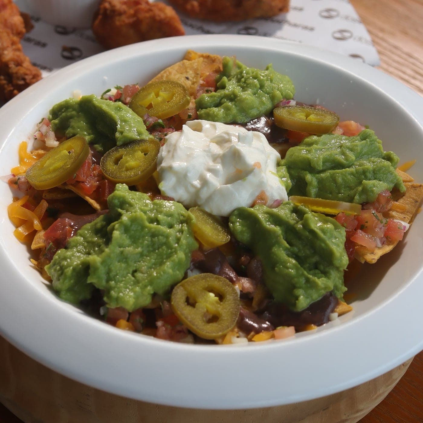 Super nachos at Dos Cucharas, Obarrio, Panama City