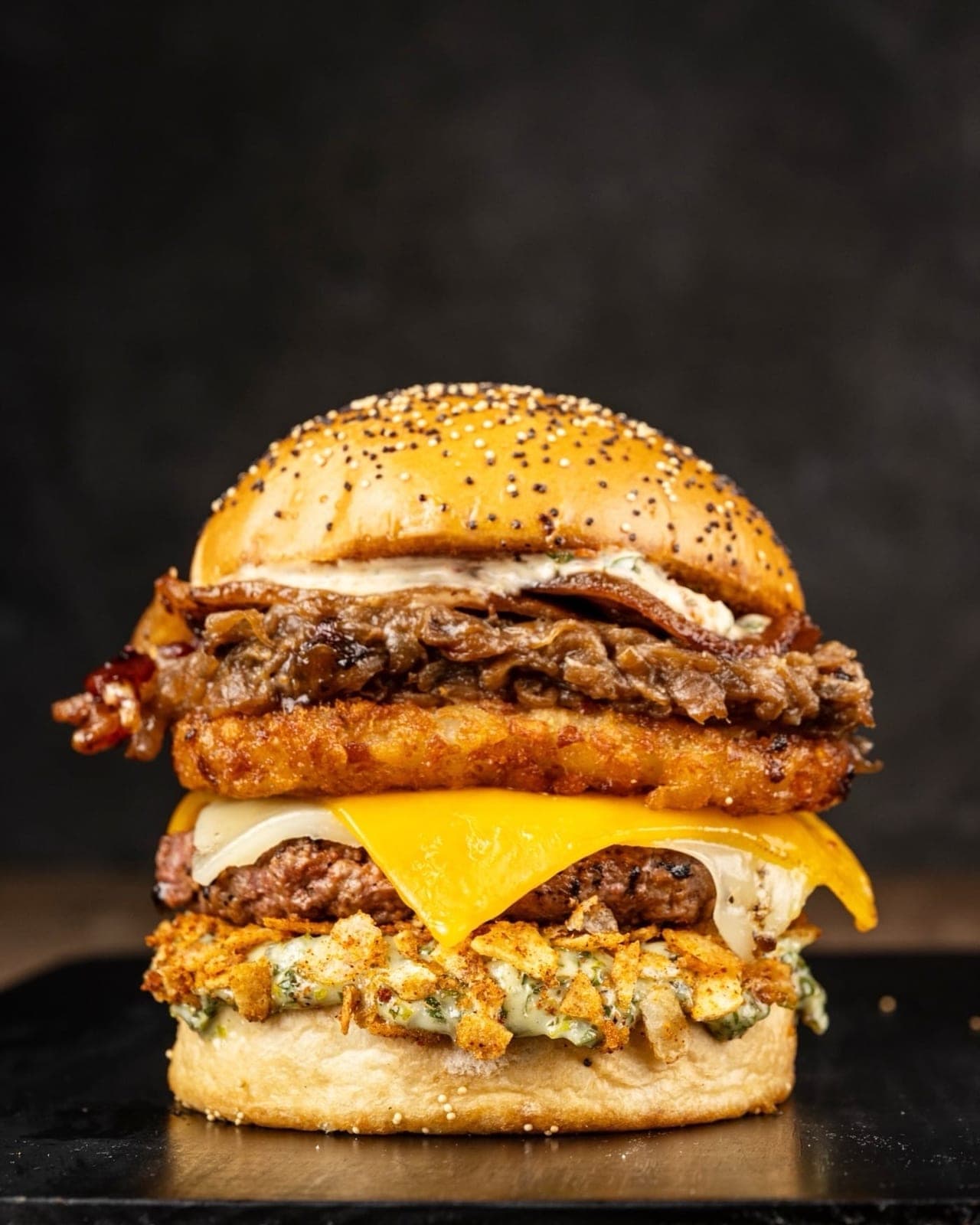 La Alquimia burger at El Container Food City, Bella Vista, Panama City