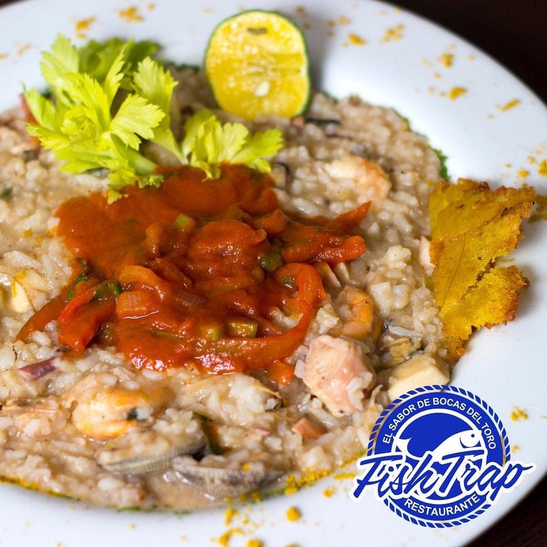 Seafood guacho at Fish Trap, Albrook, Panama City