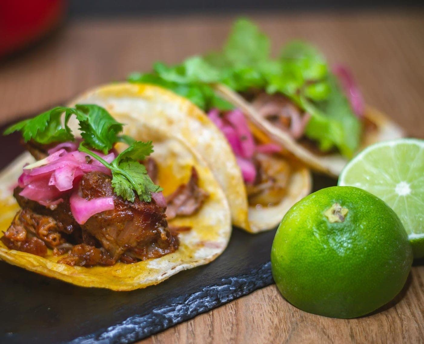 Cochinita pibil tacos at Gran Calavera, Casco Viejo, Panama City