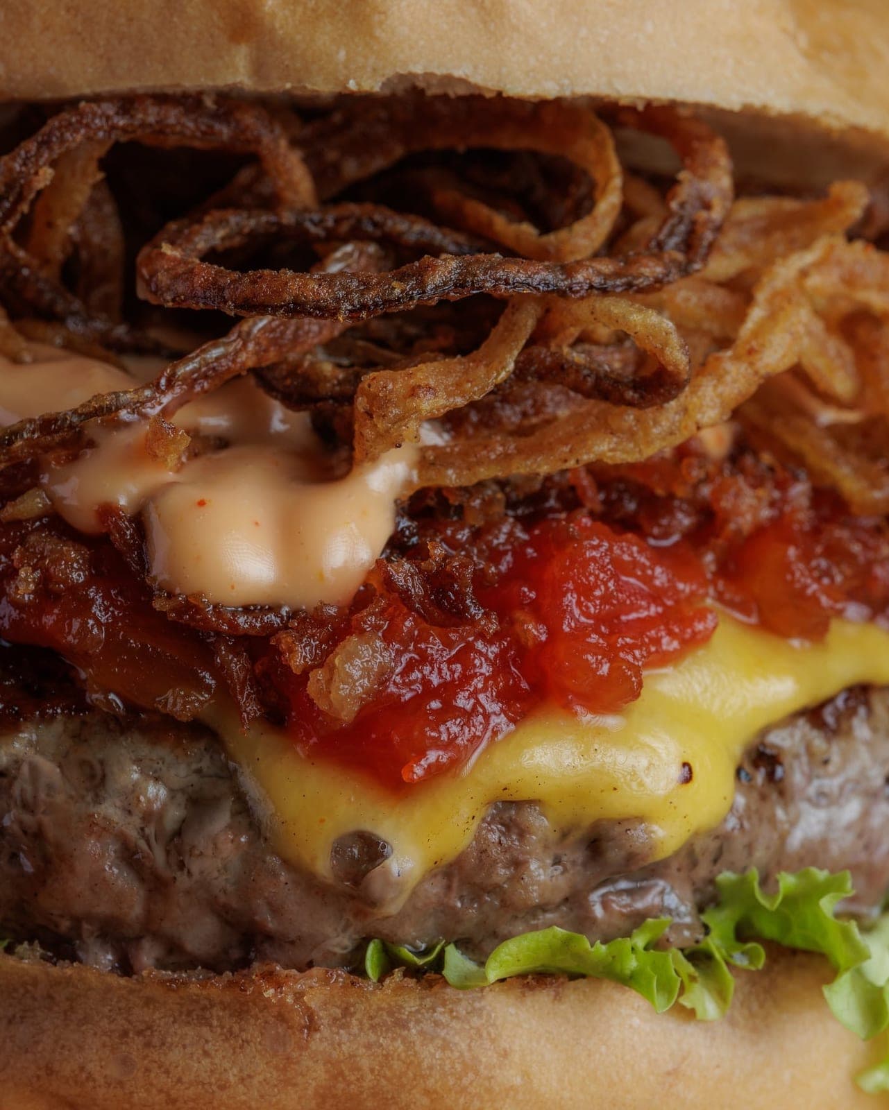 Angus cheeseburger at Hamburguesia, San Francisco, Panama City