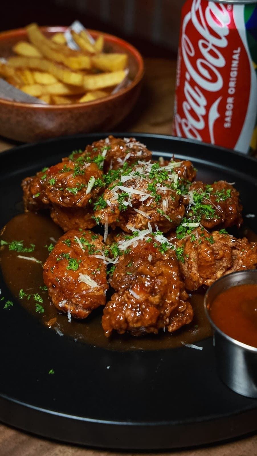 Chicken wings at Istmo Brew Hub, San Francisco, Panama City