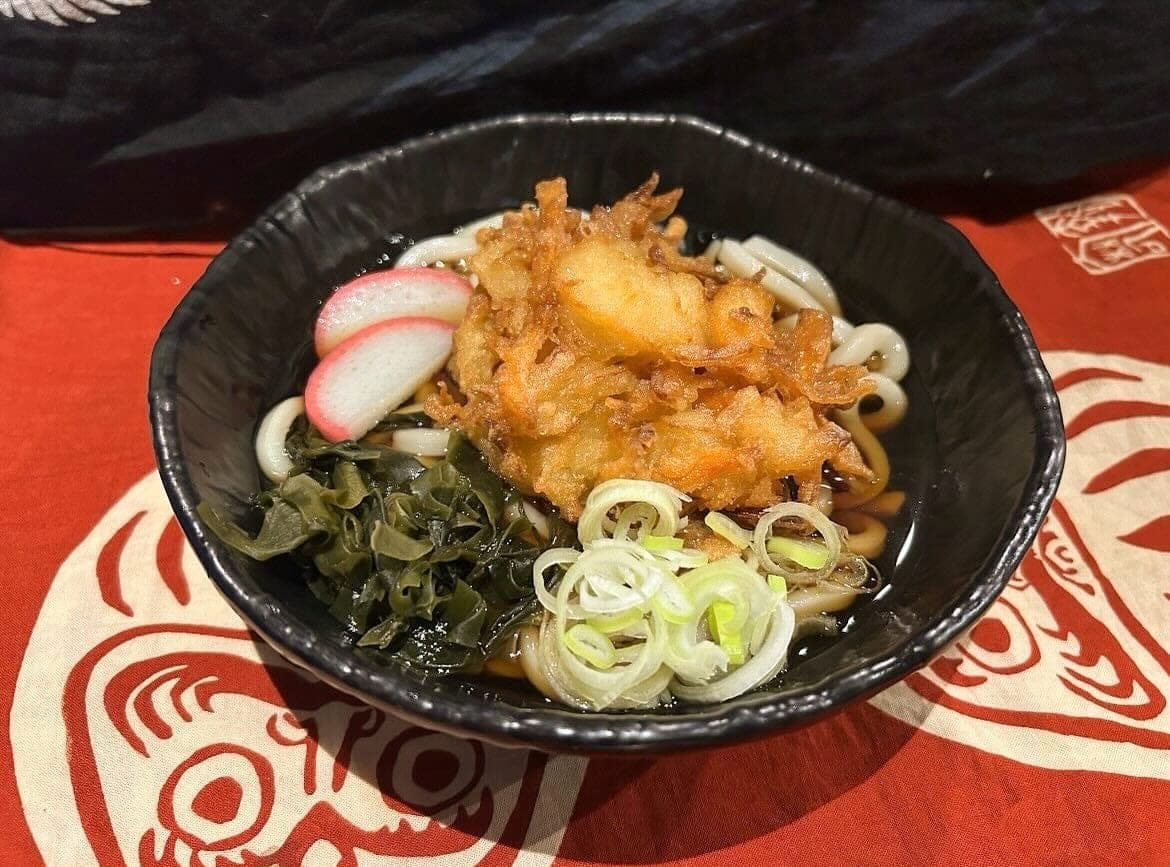 Udon with tempura at Izakaya Kabuki, El Cangrejo, Panama City