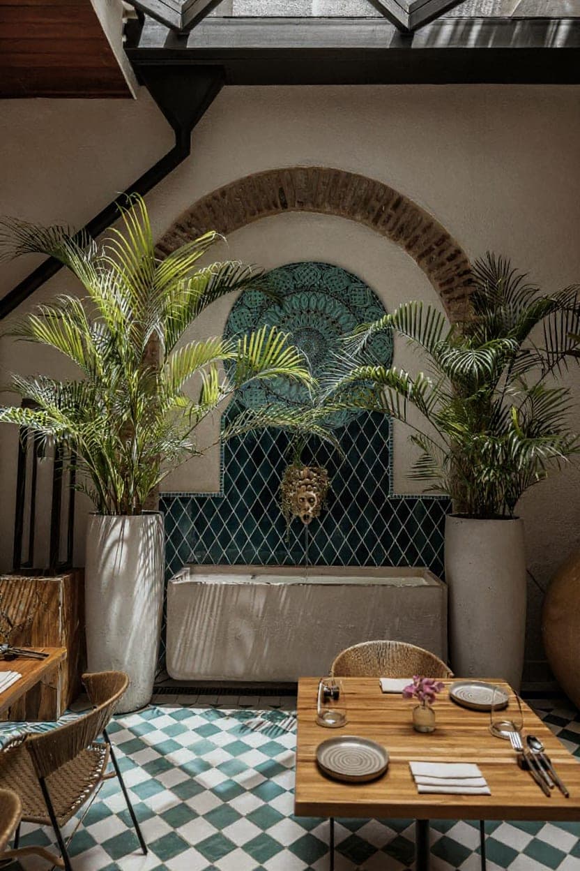 Fachada colonial con puertas de arco y letrero de Kaandela en Casco Viejo, Ciudad de Panamá