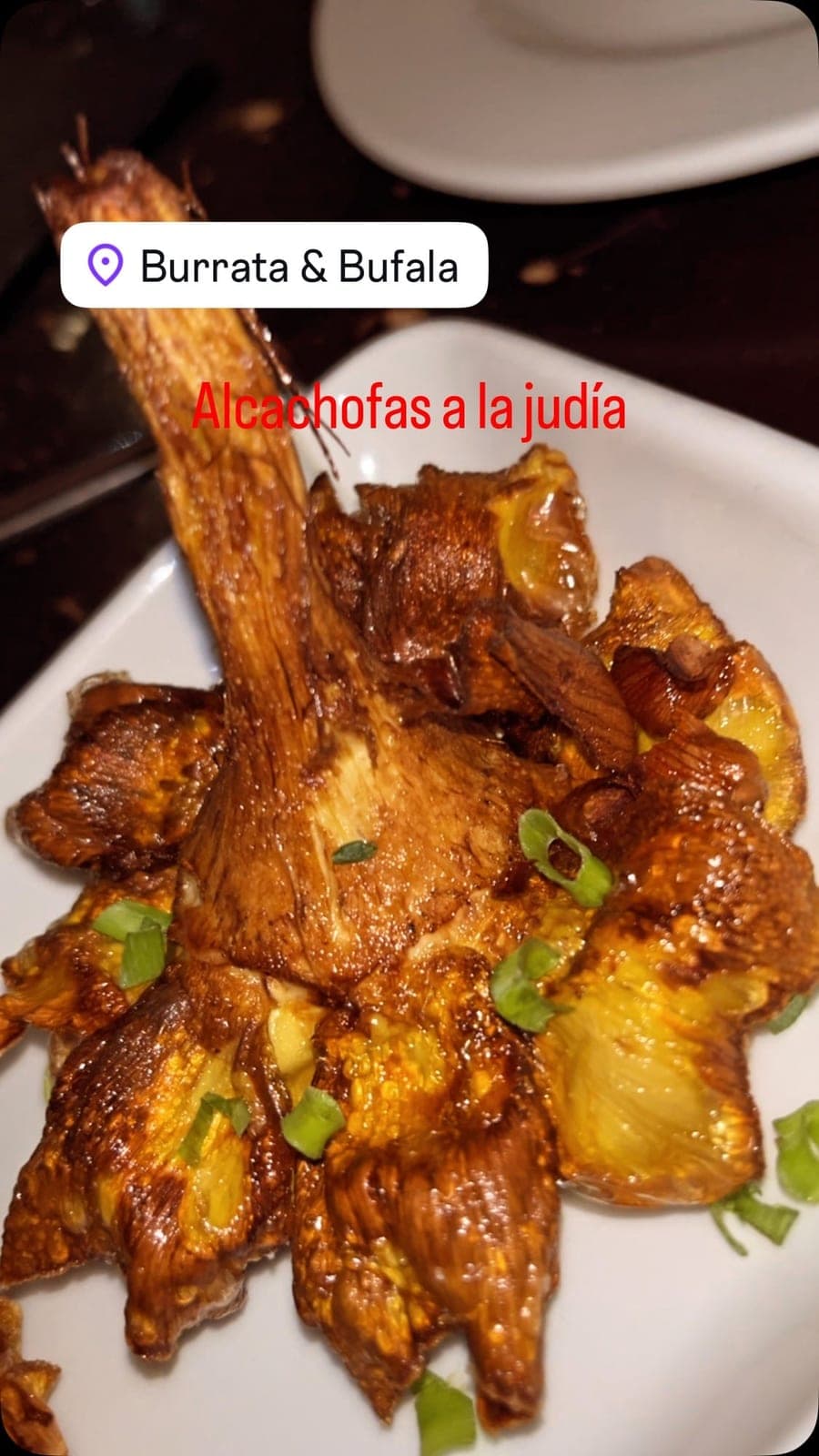 Plate of fried artichokes at La Cava di Burrata Bufala, Punta Pacífica, Panama City