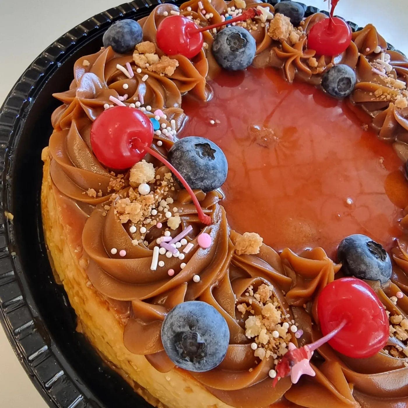 Caramel flan at Le Desserts, San Francisco, Panama City