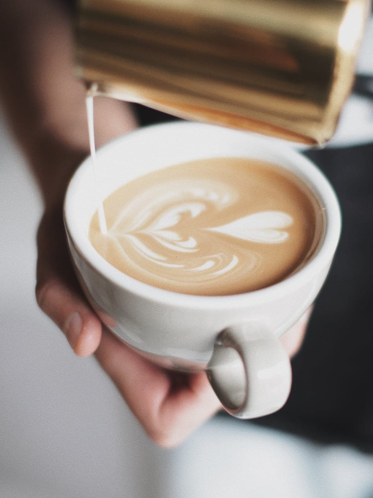 Latte art at Leto Coffee Brew Bar, Obarrio, Panama City