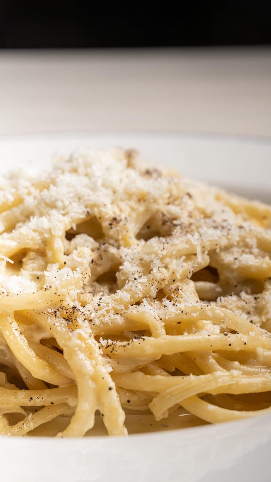 Creamy pasta at Lucca Trattoria, El Cangrejo, Panama City