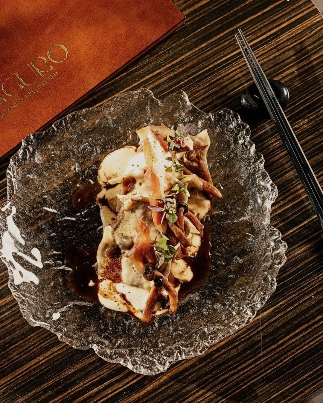 Japanese tataki at Maguro, Marbella, Panama City