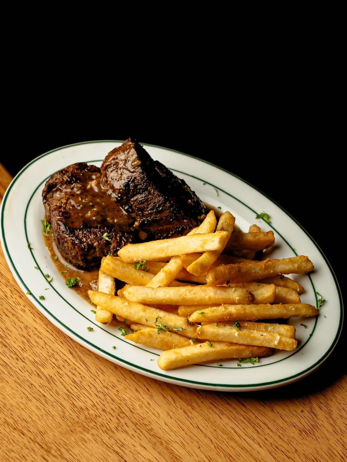 Steak frites at Mangle Bar, Bella Vista, Panama City