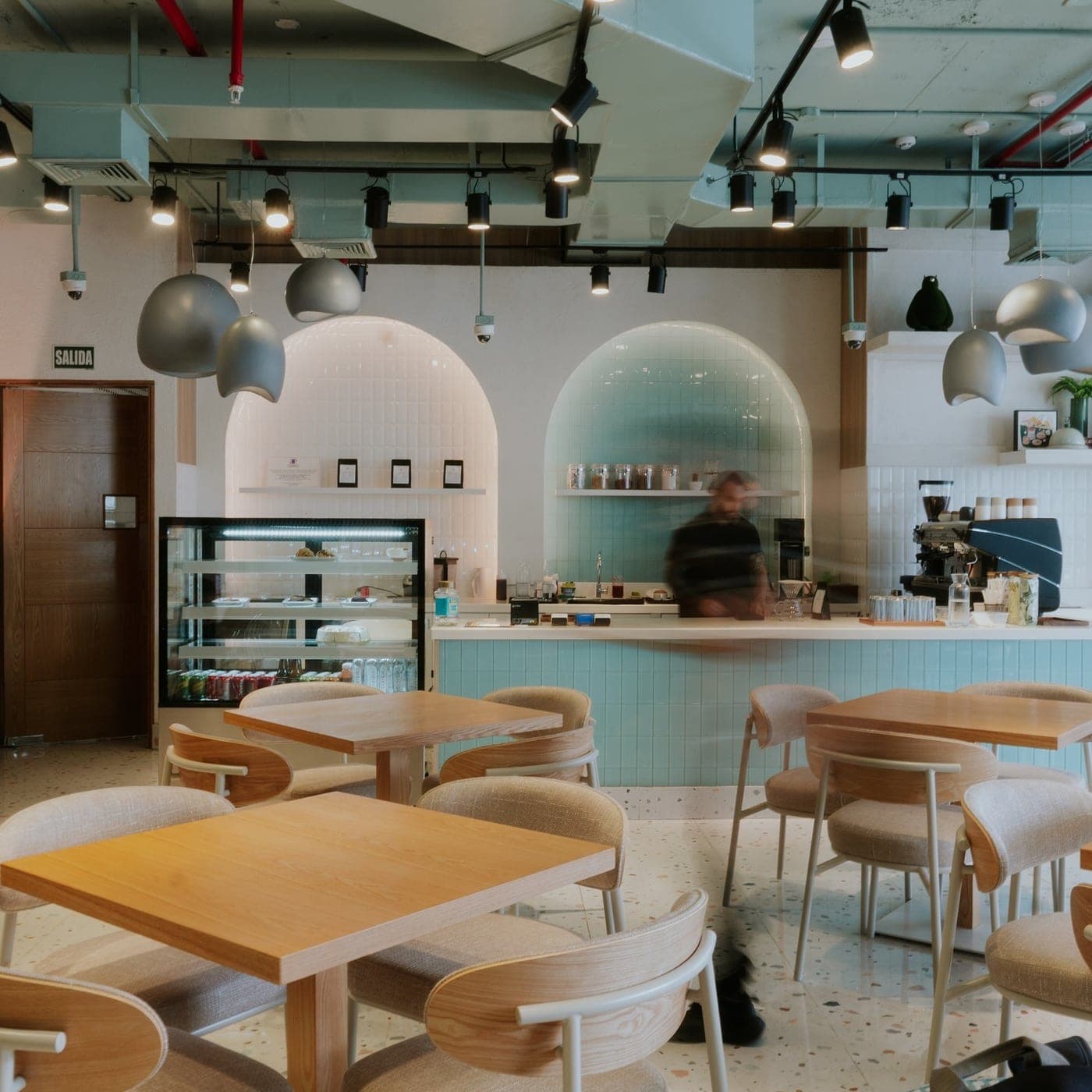 Interior of Mona Coffee House, Costa del Este, Panama City