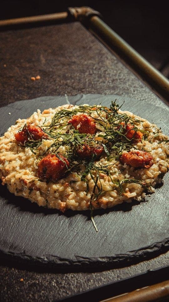 Panamanian fusion risotto at Mumu, San Francisco, Panama City