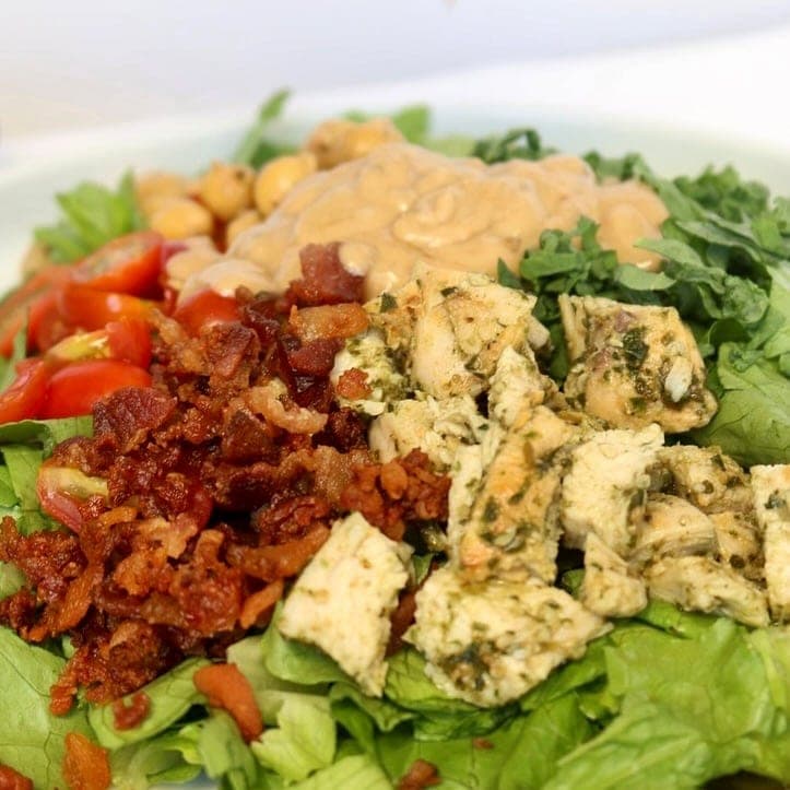 Pesto chicken salad at Onze, Albrook, Panama City