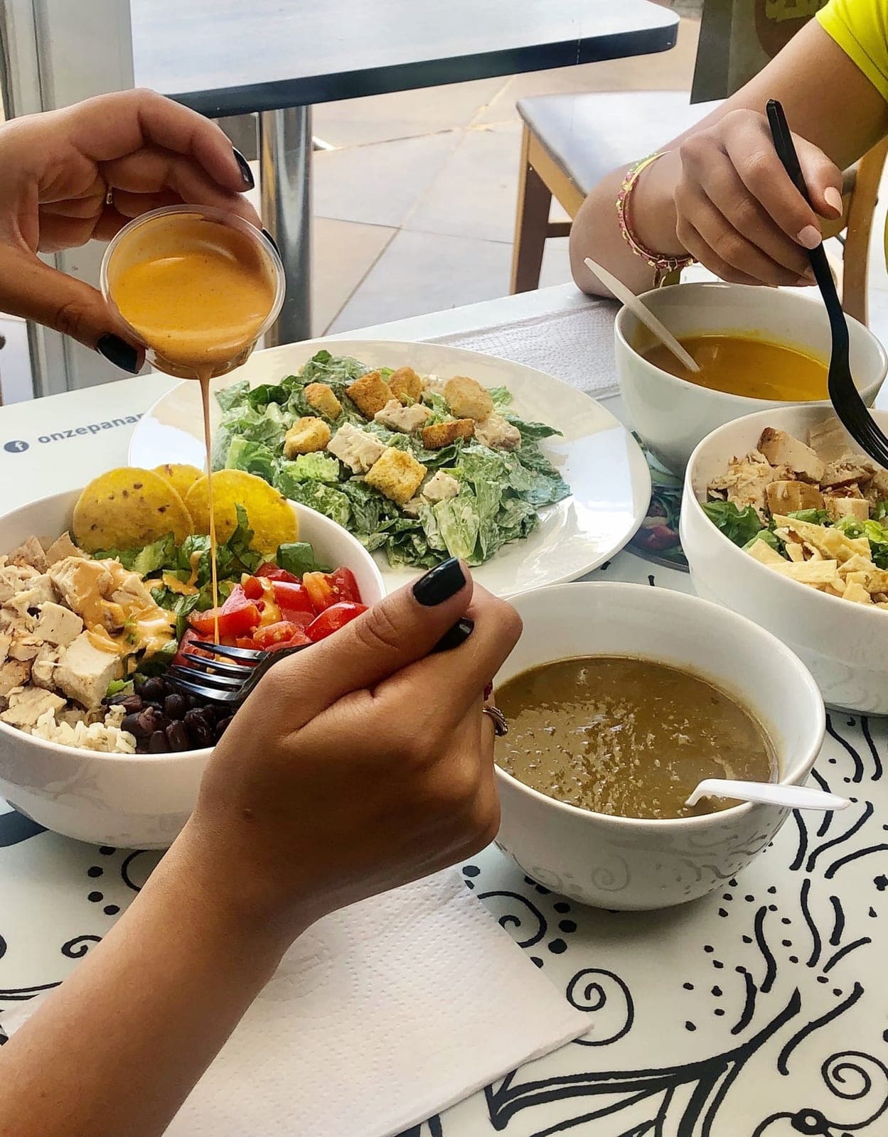 Grain bowl, Caesar salad and soups at Onze, Costa del Este, Panama City