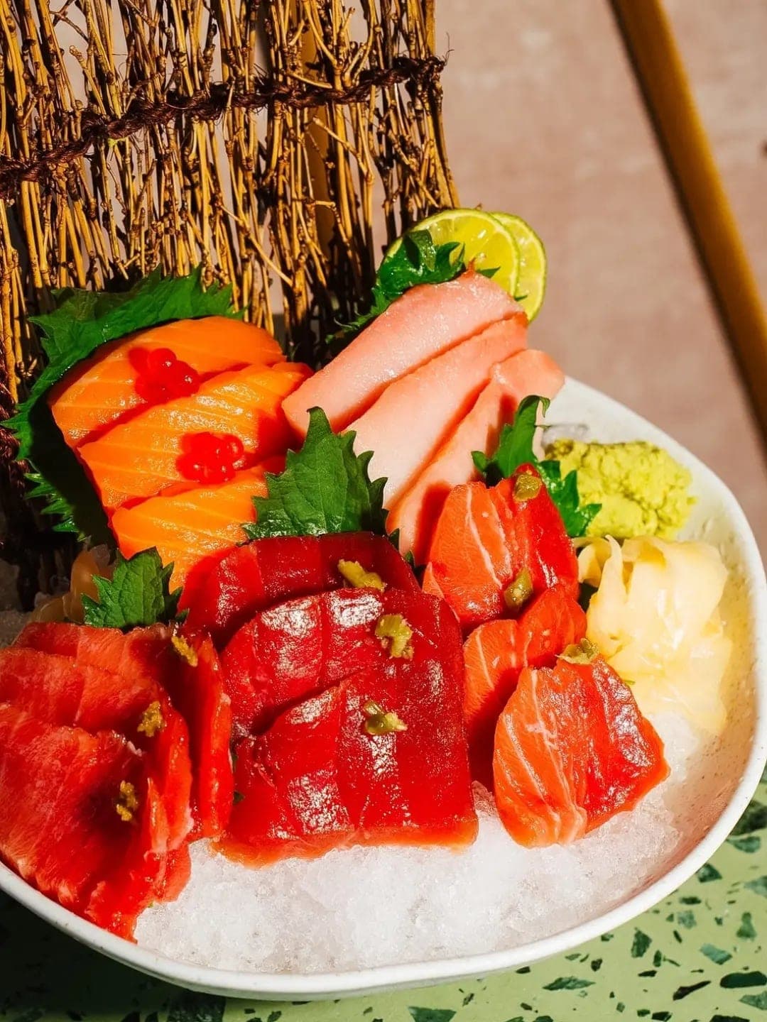 Tabla de sashimi en Primavera Rooftop, Costa del Este, Ciudad de Panama