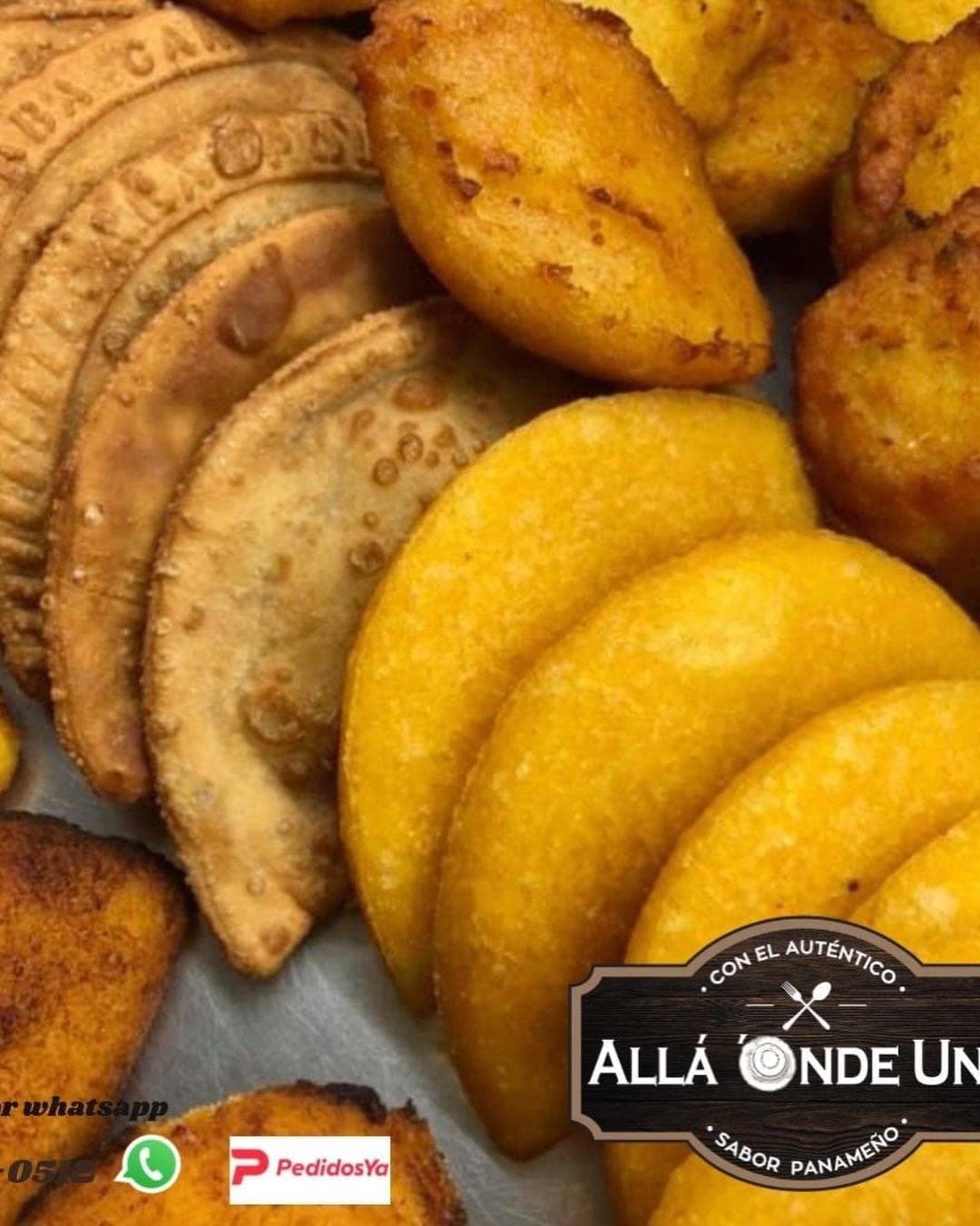 Panamanian empanadas and carimanolas at Alla Onde Uno, Costa del Este, Panama City