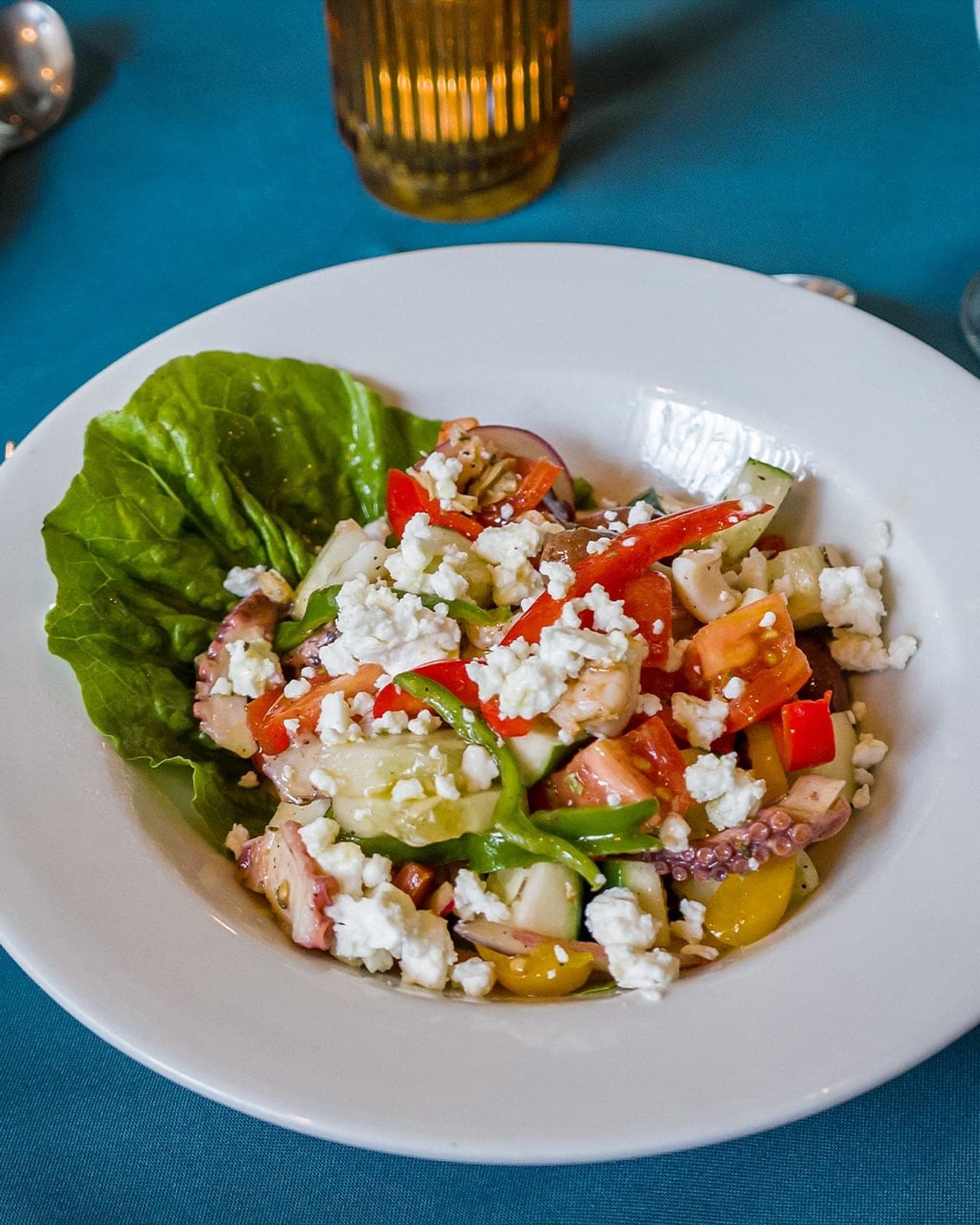 Octopus salad at Restaurante Le Bistrot, Bella Vista, Panama City