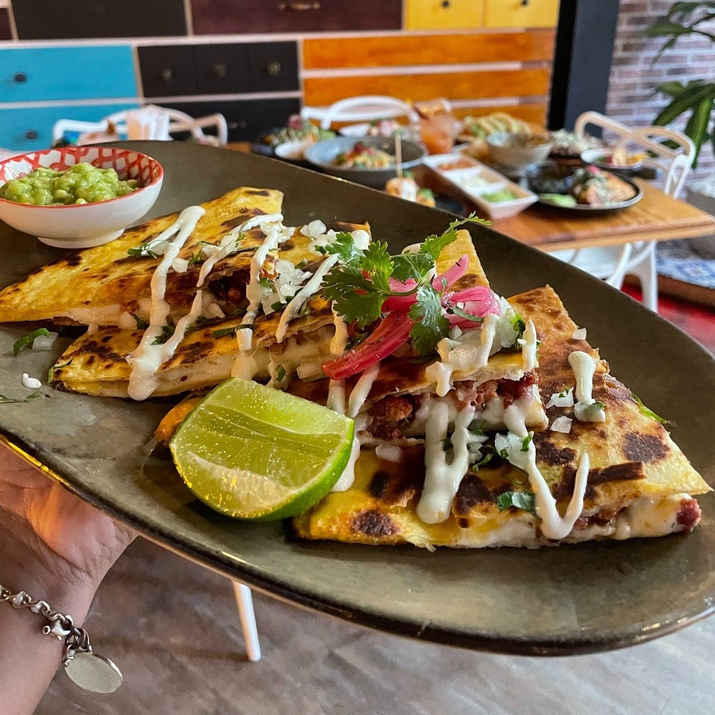 Quesadillas at Restaurante Tapachula, Marbella, Panama City