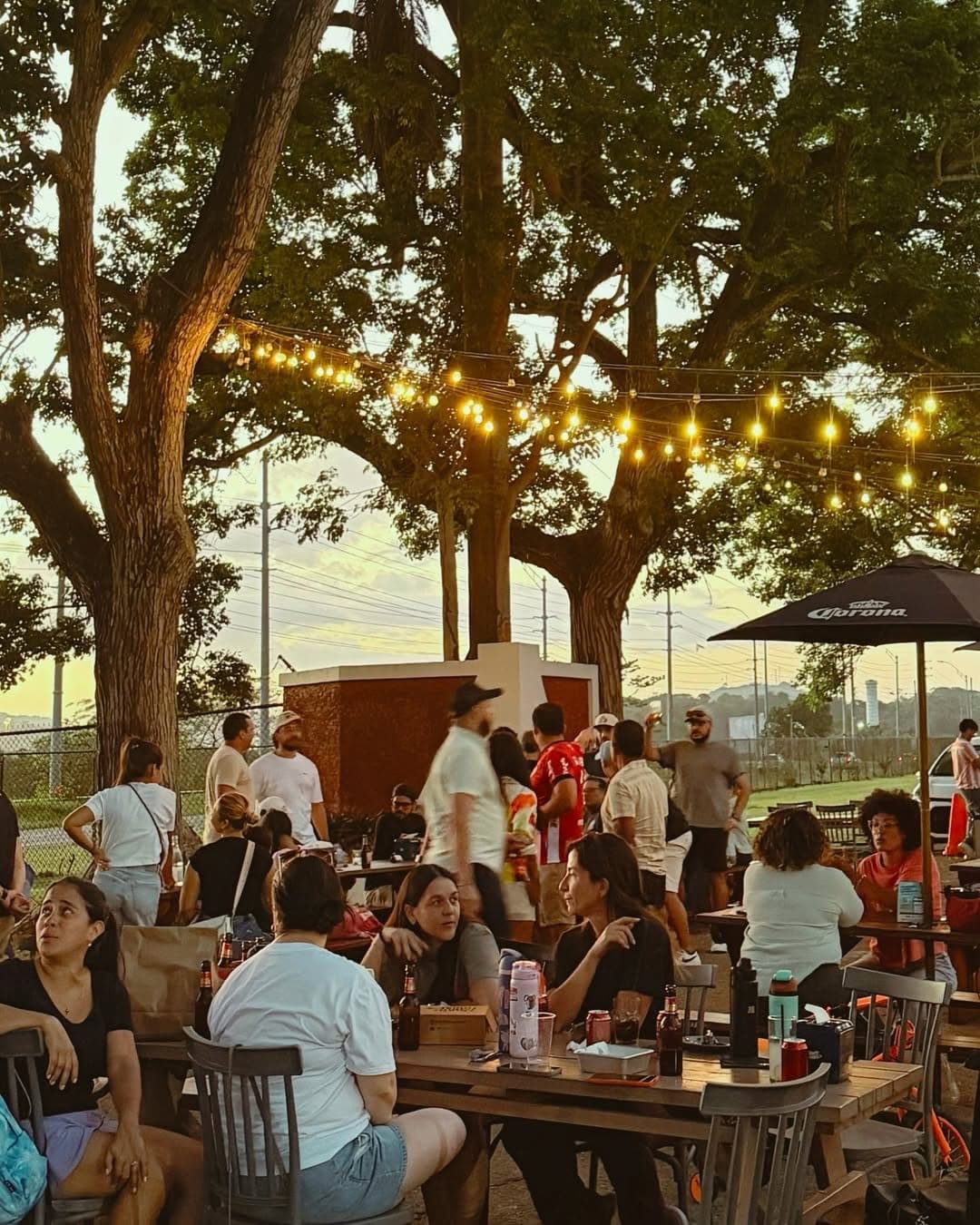 Outdoor terrace at Road House Clayton, Clayton, Panama City