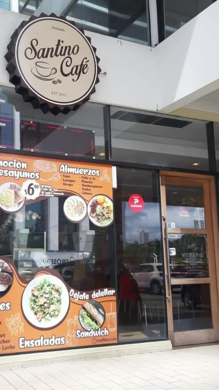 Santino Cafe storefront, Bella Vista, Panama City