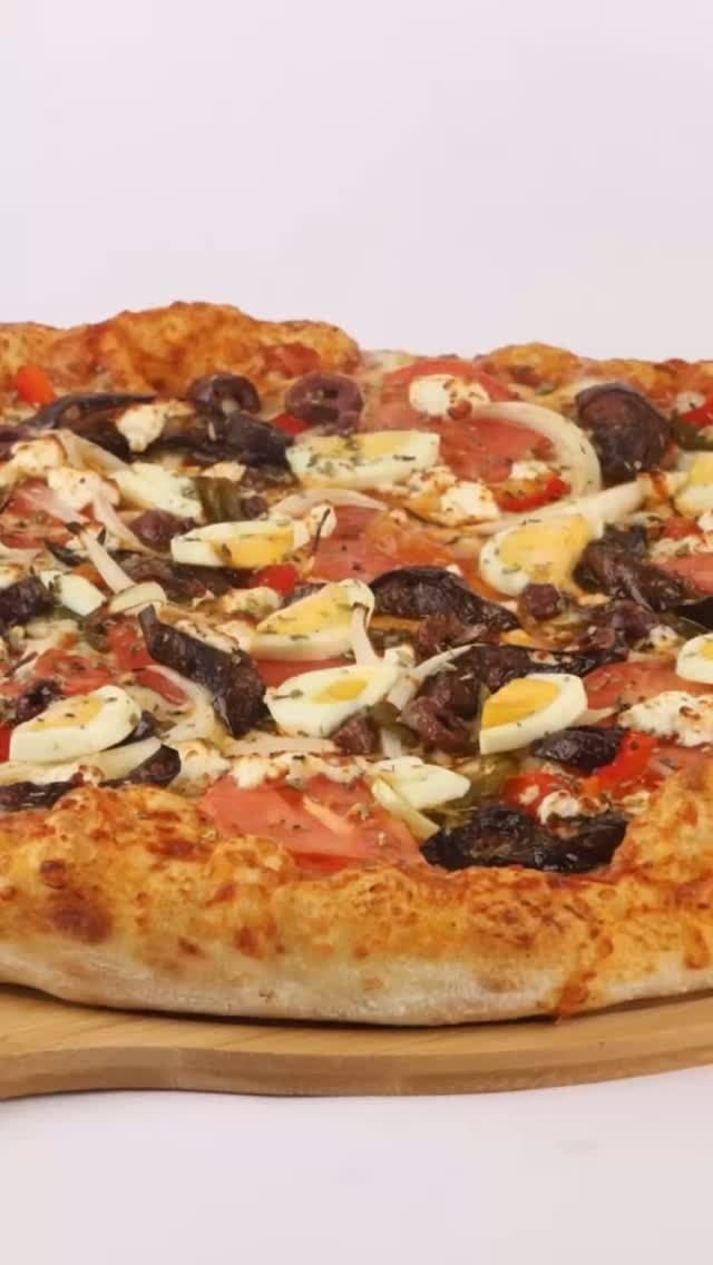 Pizza kosher en Shaki's Pizza, Obarrio, Ciudad de Panama