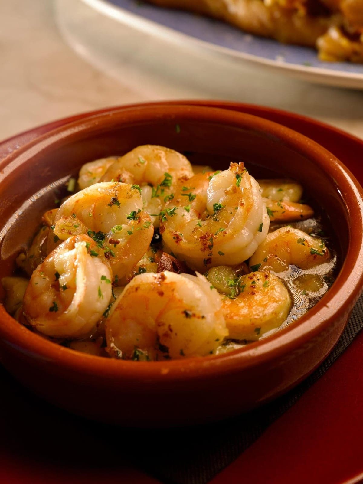 Gambas al ajillo at Tinta de Toro, San Francisco, Panama City
