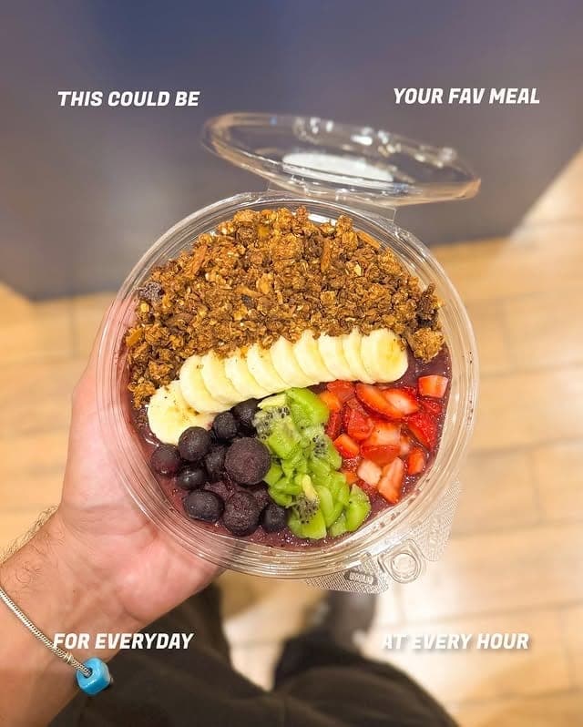 Acai bowl at Vitali, Paitilla, Panama City